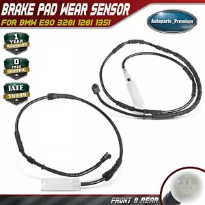 2x Front & Rear Brake Pad Wear Sensor for BMW E90 328i 2011-2013 128i 135i 3.0L - Picture 1 of 9