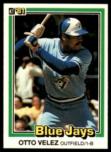 1981 Donruss Otto Velez Toronto Blue Jays #391 - Picture 1 of 2