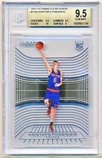 2015-16 Clear Vision Kristaps Porzingis Rc #116 BGS 9.5 - POP 14
