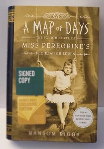 A Map Of Days Miss Peregrines Ransom Riggs Autographed NEW HC BN Exclusive Book - Picture 1 of 2
