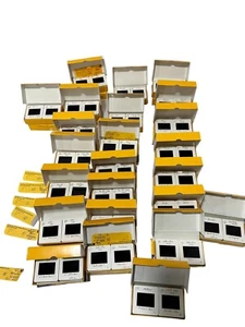 Vintage Lot of 24 Kodak Color Slide Boxes Montana Yellowstone Travel 1990s - Picture 1 of 24