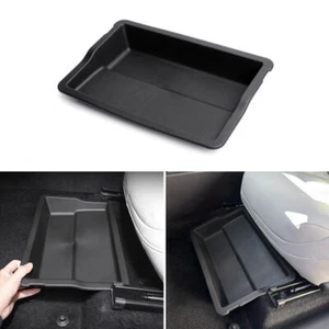 Black TPE Interior Under Seat Storage Box Container Tray For Xpeng G6 2023 2024 - Picture 1 of 4