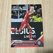 2023 Topps Now MLS 218 JOHN TOLKIN NEW YORK RED BULLS RED 1/10