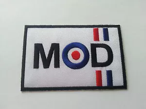 Mod Block Patch Sew / Iron On Badge Mod Culture Way Of Life - Picture 1 of 1