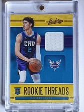 2020 Panini Absolute Lamelo Ball #PATCH Rookie Threads Jersey - Ready to Grade