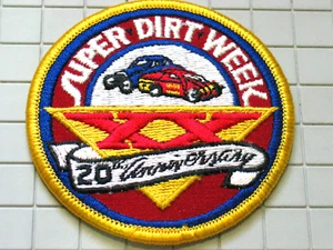 Super Dirt Week 20th Anniversary Racing Patch Rare - Picture 1 of 3