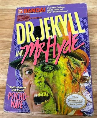 1988 BANDAI Nintendo Game System Dr. Jekyll and Mr. Hyde Psycho Wave box manual - Image 1 of 4