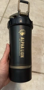 Alpha Lion Fachschüttler mit Mischkugel Aufbewahrung für Pulver - Bild 1 von 10