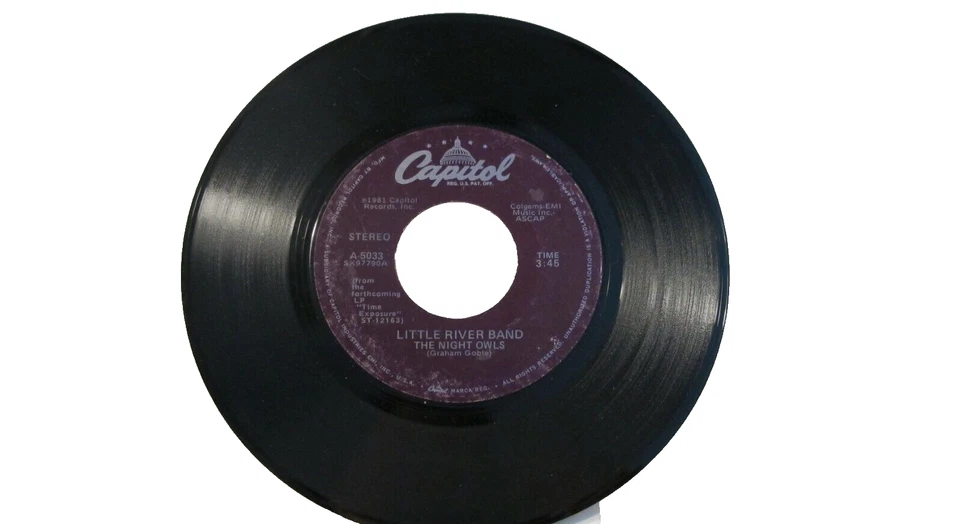 45 RECORD - LITTLE RIVER BAND - THE NIGHT OWLS     - Image 1 of 1
