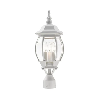Livex Lighting - Frontenac - 3 Light Outdoor Post Top Lantern in Traditional - Image 1 of 4