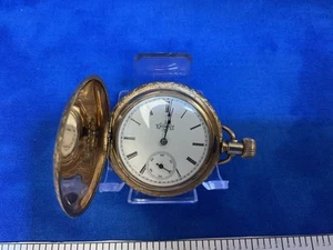 ( 1895) Elgin Model 2 Grade 117 6s 7J Pocket Watch (GF Case)( Runs) - Picture 1 of 12