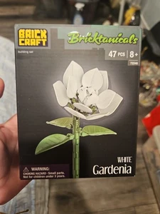 Bricktanicals Brick Craft Flower Botanical Set NEW SEALED White Gardenia  - Picture 1 of 5