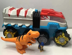 Figuras de camión vehículo grande motorizado rescate dinosaurio patrullero dinosaurio patrulla canina - Imagen 1 de 7