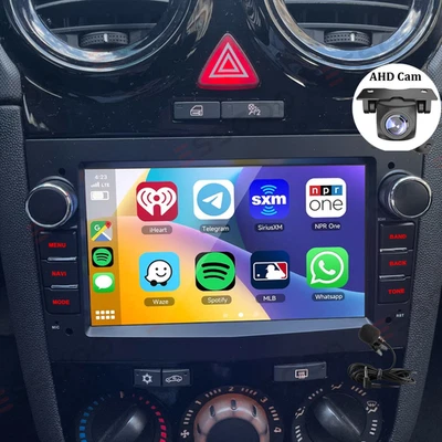 2+64GB Android 15 Für Opel Astra H Corsa C/D Vectra C Zafira Autoradio GPS +KAM - Bild 1 von 4
