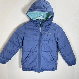 Chaqueta Columbia Niñas Pixel Grabber II Reversible Puffer Polar Talla XS 6/7 - Imagen 1 de 11