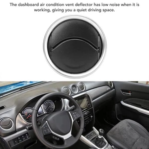 Deflector de aire acondicionado 73630 56P00 redondo ABS para VITARA 2016?2022 NEGRO NUEVO - Imagen 1 de 12