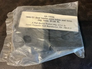 1949/51 SEAL HEATER CORE TUBES AND TEMP REG.TUBS.FORD REPRODUCTION 704-786-8139 - Bild 1 von 6
