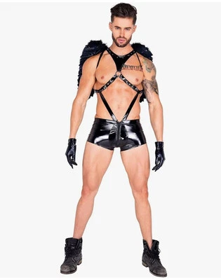 Men's 1pc Dark Angel Costume Size Medium  - Image 1 of 4