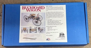 MODEL TRAILWAYS WESTERN MTN BUCKBOARD 1:12 SCALE Wooden Model Kit to Build - Picture 1 of 3
