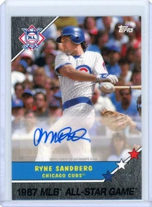 RYNE SANDBERG 2017 TOPPS ON-DEMAND BASEBALL "ALL-STAR" Autograph AUTO CARD 4/5 - Picture 1 of 2