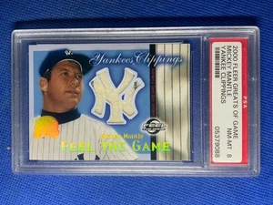 2000 FLEER GREATS OF THE GAME MICKEY MANTLE FEEL THE GAME YANKEE CLIPPINGS SGC 7 - Picture 1 of 2