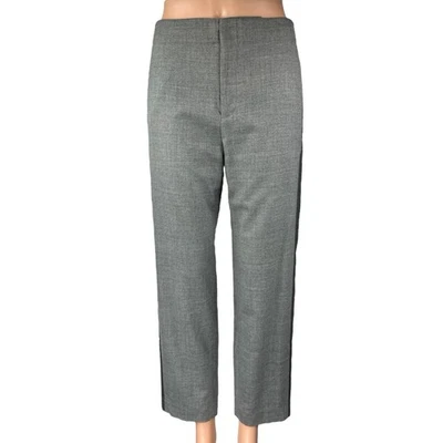 Club Monaco Women's Gray Black Colorblock High Waisted Trouser Casual Pants Sz 2 - Image 1 of 4