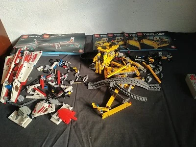 Lot LEGO Technic 42028  Bulldozer Chasse-neige 42040 Avion + notices Liv Offerte - Photo 1/4