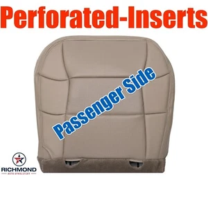 Lincoln Navigator 2000 - cubierta de asiento inferior lateral de cuero bronceado perforado - Imagen 1 de 14