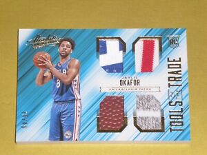 2015 Panini Absolute Tools of the Trade Materials 26/49 Jahlil Okafor Rookie