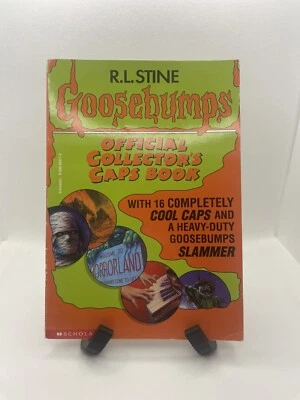 Vintage RL STINE GOOSEBUMPS Official Collectors Caps Book Goosebumps Trivia 1995 - Image 1 of 4