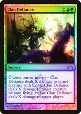 Clan Defiance FOIL Gatecrash NM Red Green Rare MAGIC GATHERING CARD ABUGames