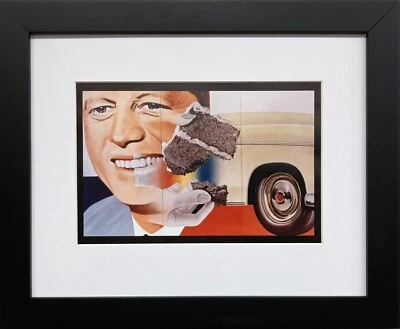 Impressão pop art emoldurada personalizada James Rosenquist "President Elect '60-'61" - Imagem 1 de 3