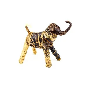 African Decor Handmade Banana Fiber Palm Elephant - Picture 1 of 4