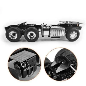 DIY LESU 3363 6*4 Metal Chassis for Tamiya 56348 1/14 RC Tractor Truck 540 Motor - Picture 1 of 12