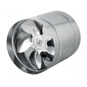 Ventilatore Estrattore Industriale In Linea Canale Commerciale Metallo Ventilatore Assiale Canalizzazione - Foto 1 di 2