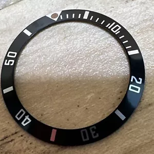 Omega 60min inserto lunetta nera ref 099ST/7961041 21mm/26mmBDB75 - Foto 1 di 11