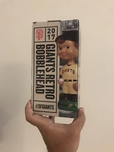 SAN FRANCISCO GIANTS 2017 RETRO BOBBLEHEAD COCA-COLA 6/24/17 SGA MLB NEW IN BOX - Picture 1 of 7