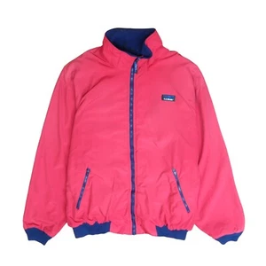 Vintage LL Bean Three Season Bomberjacke Gr. XL rot Fleece gefüttert - Bild 1 von 6