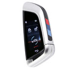 (Silver) Smart Remote Car Key LCD Screen Smart LCD Key 5.0 Keyless Entry