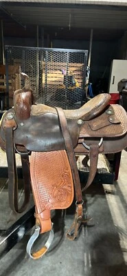 Billy Cook 16” Western Cutting Saddle - Image 1 of 4