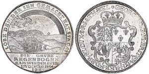 Braunschweig Calenberg-Hannover 1 Thaler 1752 Georg II Xf-Bu 114974 - Picture 1 of 1