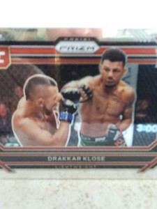 2023 Panini Prizm UFC MMA #100 Drakkar Klose - Lightweight Rookie Card