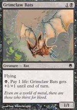 1x Grimclaw Bats - Foil MTG Darksteel NM Magic Foil