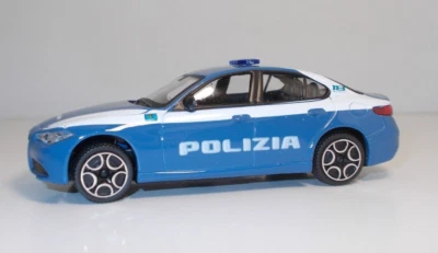 Bburago 01322 Alfa Romeo GIULIA POLIZIA - METAL Scala 1:43 - Immagine 1 di 2