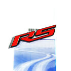 1x Red RS Emblem Badge Sticker 3D For Camaro Chevy GM series New Black FU