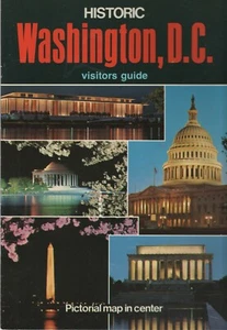 MAPA DE VIAJE (1873) WASHINGTON DC Mirro-Krome HS Crocker - Imagen 1 de 3