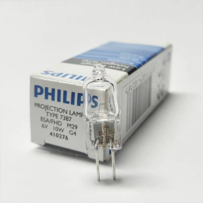 PHILIPS Microscope Light 7387 6V10W Lamp M29 410276 Optical Instrument Light - Image 1 of 3