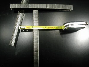 22 gauge 3/8" Crown Fine Wire Staples 3/8" long (Stainless Steel) (10,000pcs/Bx) - Picture 1 of 1