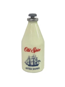 Vintage Old Spice After Shave Glass Bottle 2.5 oz Star Cap Full 2-1/2 fl oz - Picture 1 of 3