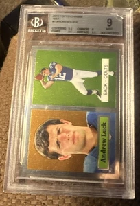 2012 Topps Chrome 1957 Design Andrew Luck #1 BGS 9 GEM MINT Rookie RC - Picture 1 of 2
